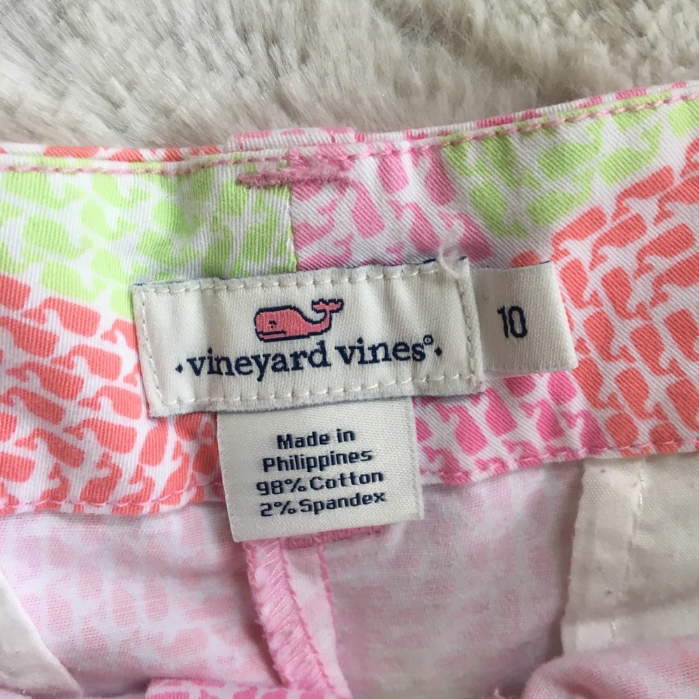 Pink Multi-Color Patterned Womens Shorts - Picture 6 of 8